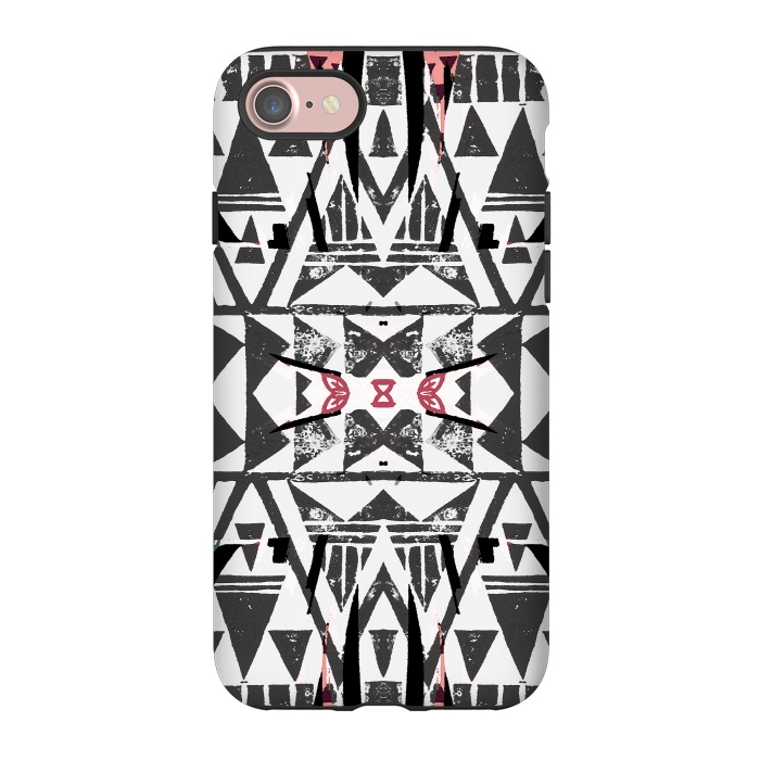 iPhone 7 StrongFit Ethnic tribal triangles by Oana 