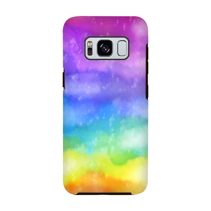 Galaxy S8 StrongFit RAINBOW BUBBLE SHADE by MALLIKA