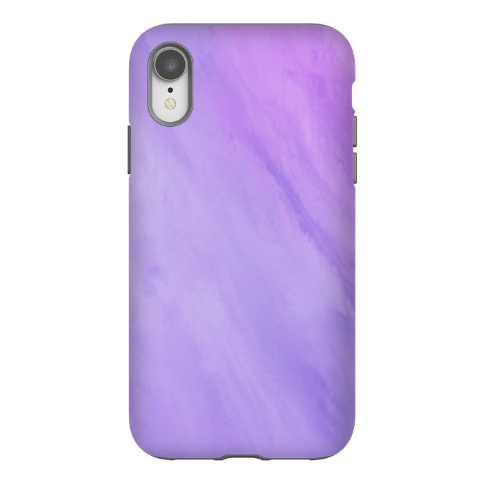 iPhone Xr StrongFit PURPLE PAINTED SHADE by MALLIKA