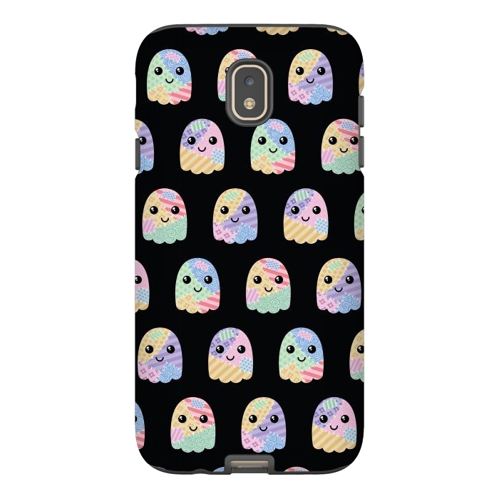 Galaxy J7 StrongFit Patchwork ghost pattern by Laura Nagel