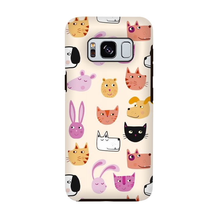Galaxy S8 StrongFit All the Pets by Nic Squirrell