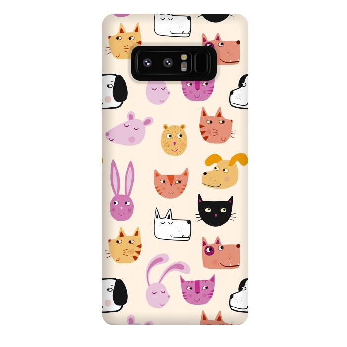 Galaxy Note 8 StrongFit All the Pets by Nic Squirrell