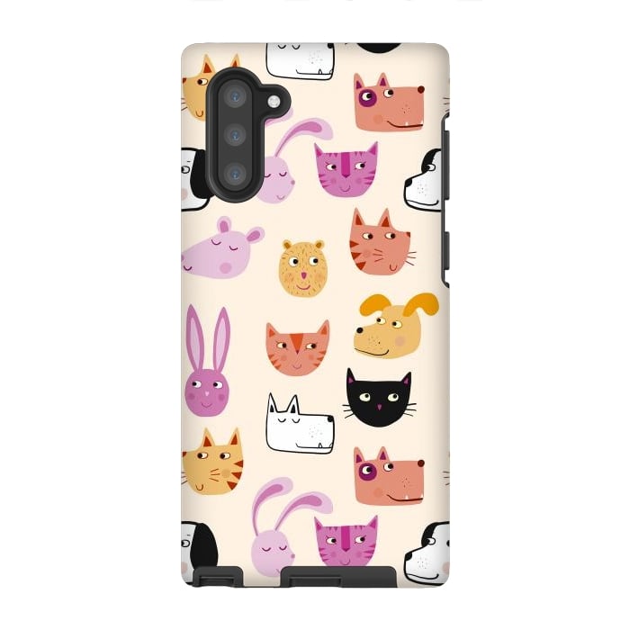 Galaxy Note 10 StrongFit All the Pets by Nic Squirrell
