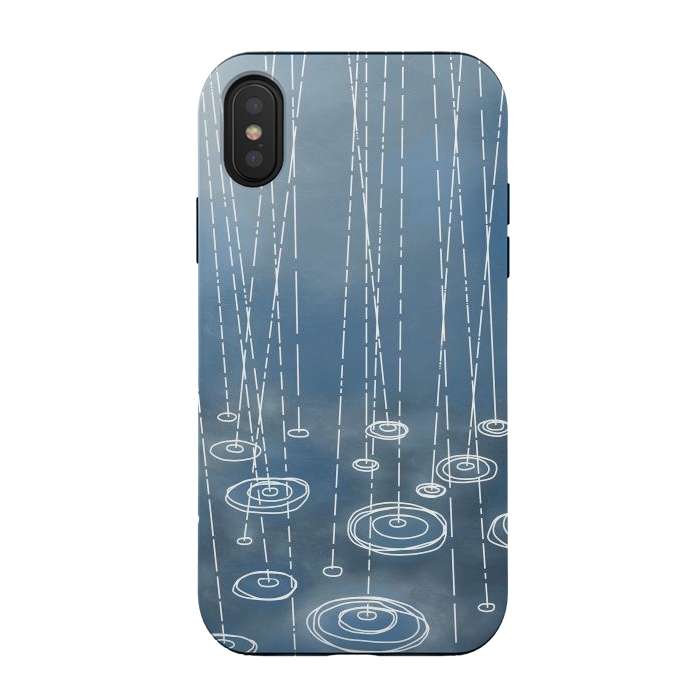 iPhone Xs / X StrongFit Another Rainy Day by Nic Squirrell