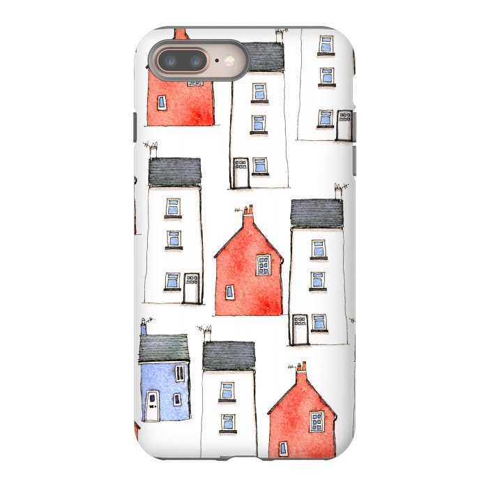 iPhone 7 plus StrongFit Devon Houses by Nic Squirrell