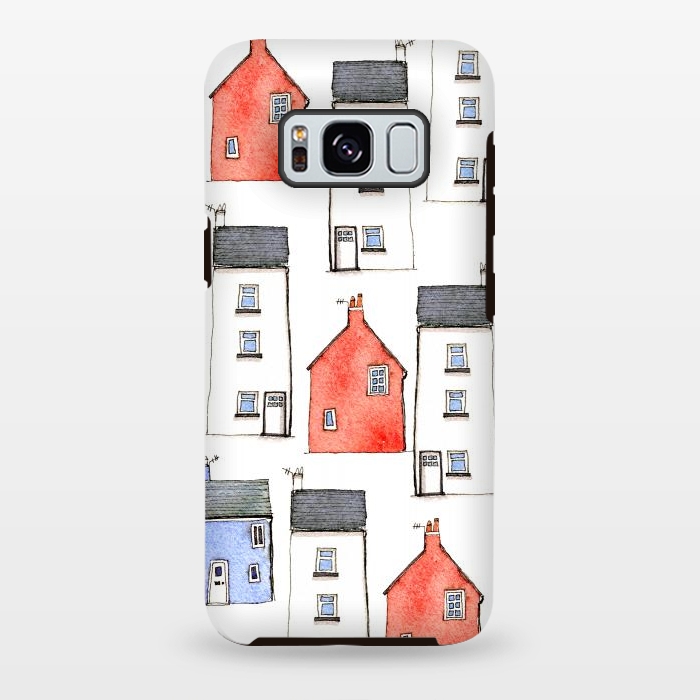 Galaxy S8 plus StrongFit Devon Houses by Nic Squirrell