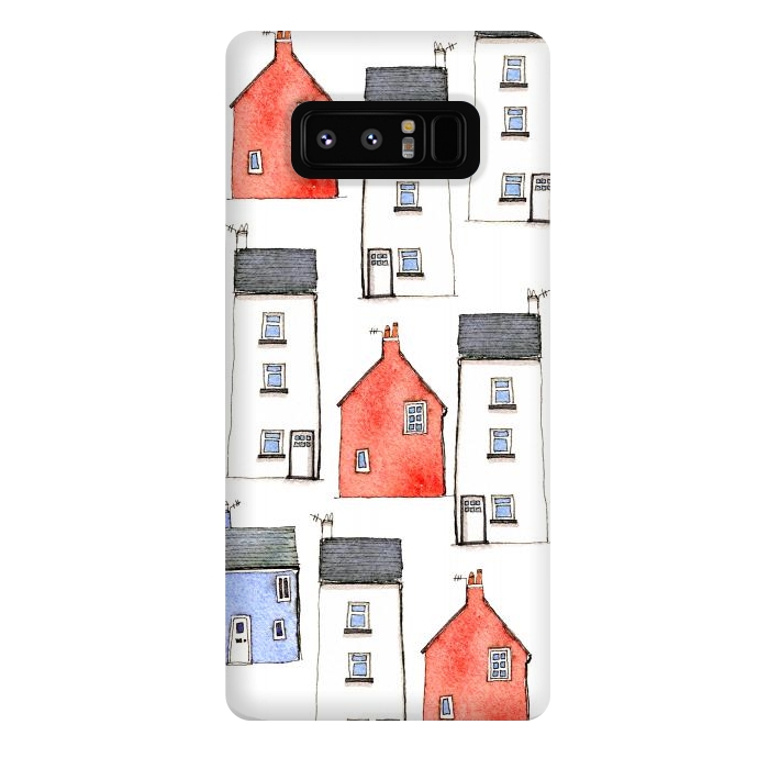Galaxy Note 8 StrongFit Devon Houses by Nic Squirrell
