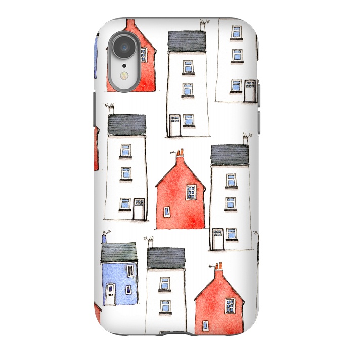 iPhone Xr StrongFit Devon Houses by Nic Squirrell