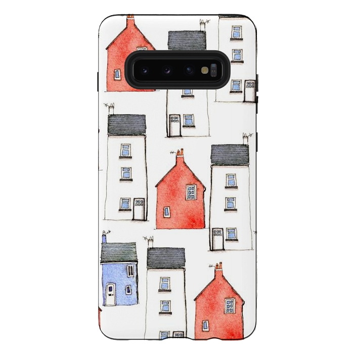 Galaxy S10 plus StrongFit Devon Houses by Nic Squirrell