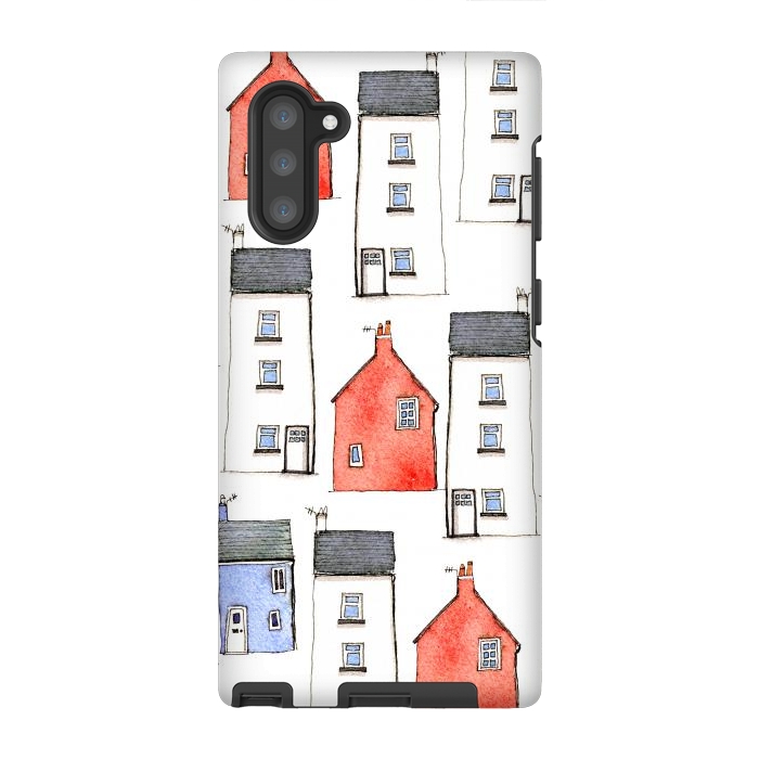 Galaxy Note 10 StrongFit Devon Houses by Nic Squirrell