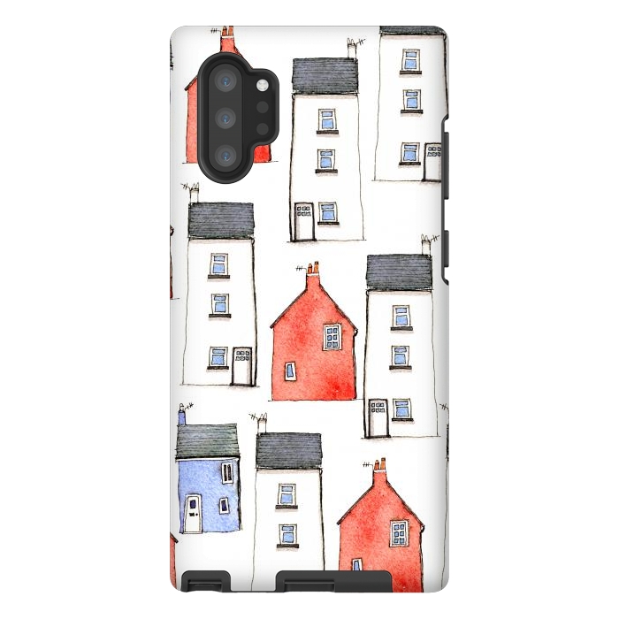 Galaxy Note 10 plus StrongFit Devon Houses by Nic Squirrell