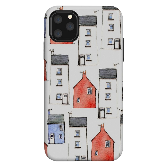 iPhone 11 Pro Max StrongFit Devon Houses by Nic Squirrell