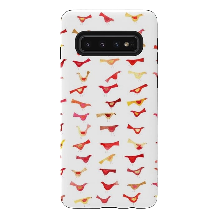Galaxy S10 StrongFit An Army of Undisciplined Birds by Nic Squirrell