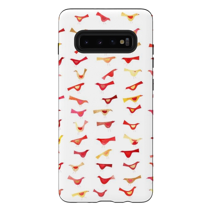 Galaxy S10 plus StrongFit An Army of Undisciplined Birds by Nic Squirrell