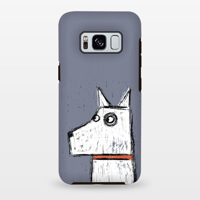 Galaxy S8 plus StrongFit Arthur Dog by Nic Squirrell