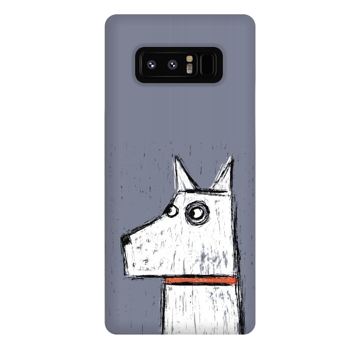 Galaxy Note 8 StrongFit Arthur Dog by Nic Squirrell