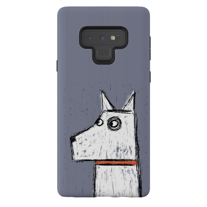 Galaxy Note 9 StrongFit Arthur Dog by Nic Squirrell