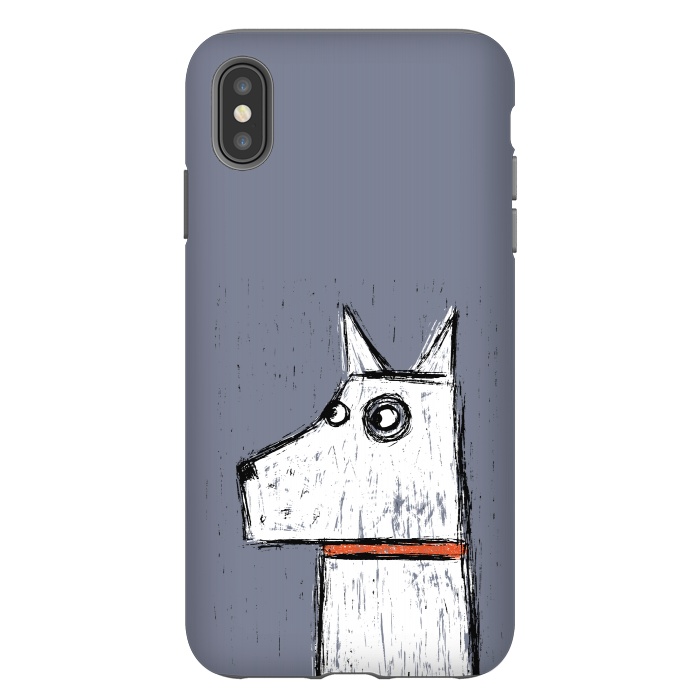 iPhone Xs Max StrongFit Arthur Dog by Nic Squirrell