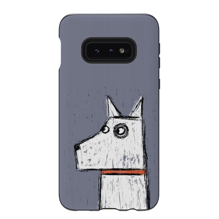 Galaxy S10e StrongFit Arthur Dog by Nic Squirrell