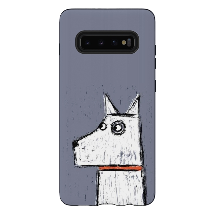 Galaxy S10 plus StrongFit Arthur Dog by Nic Squirrell