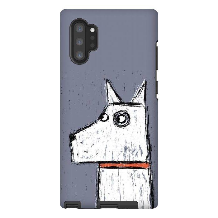 Galaxy Note 10 plus StrongFit Arthur Dog by Nic Squirrell