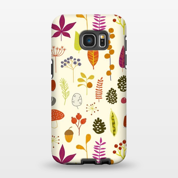 Galaxy S7 EDGE StrongFit Autumn Nature Bits by Nic Squirrell