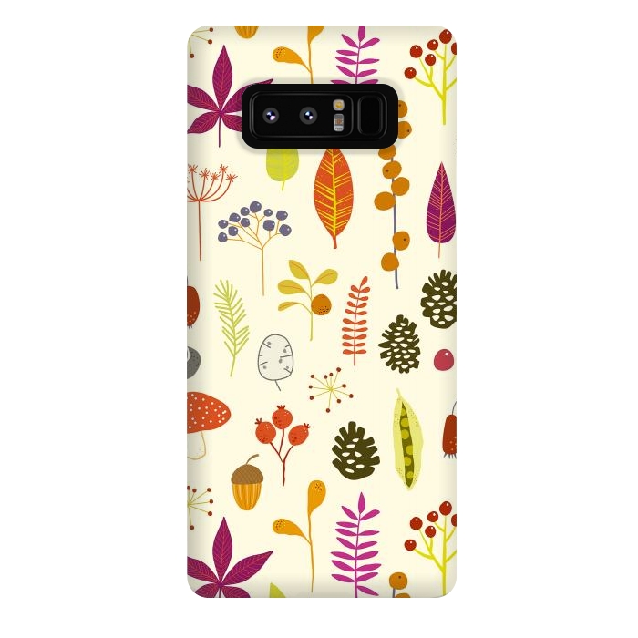 Galaxy Note 8 StrongFit Autumn Nature Bits by Nic Squirrell