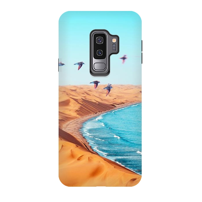 Galaxy S9 plus StrongFit Desert Birds by Uma Prabhakar Gokhale