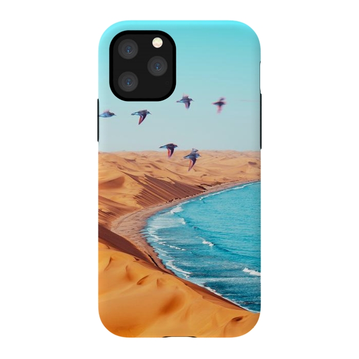 iPhone 11 Pro StrongFit Desert Birds by Uma Prabhakar Gokhale