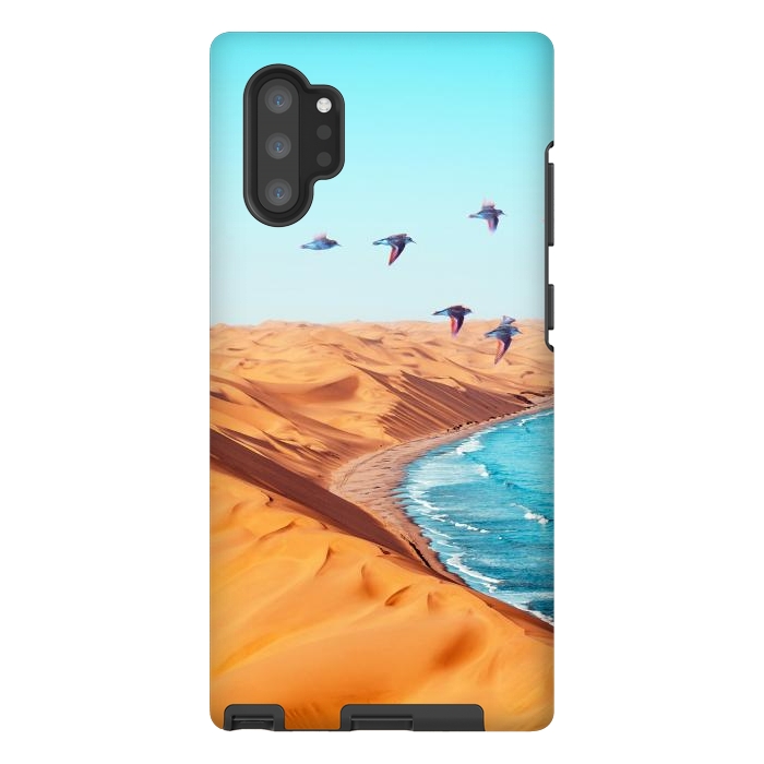Galaxy Note 10 plus StrongFit Desert Birds by Uma Prabhakar Gokhale