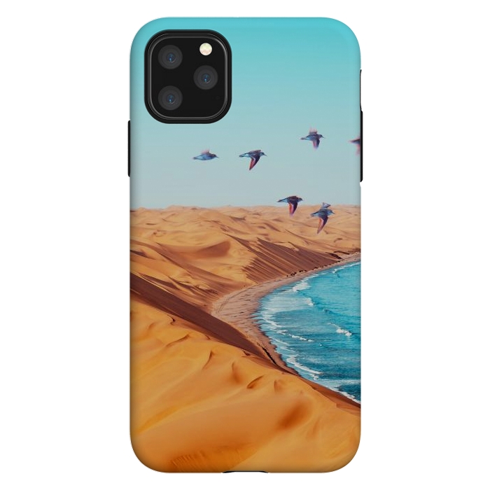 iPhone 11 Pro Max StrongFit Desert Birds by Uma Prabhakar Gokhale