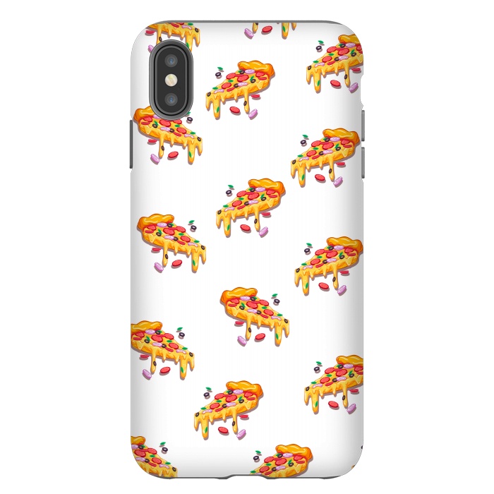 iPhone Xs Max StrongFit pizza is love 2  by MALLIKA
