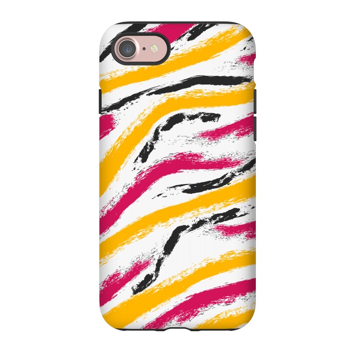 iPhone 7 StrongFit shaded zebra print by MALLIKA