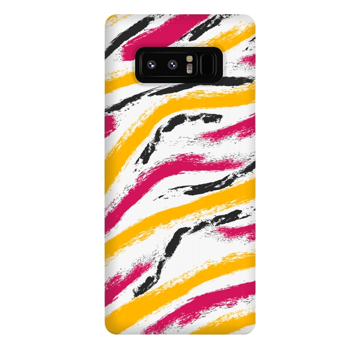 Galaxy Note 8 StrongFit shaded zebra print by MALLIKA