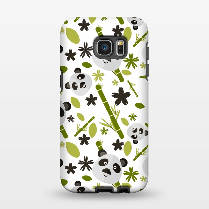 Galaxy S7 EDGE StrongFit panda is love always by MALLIKA
