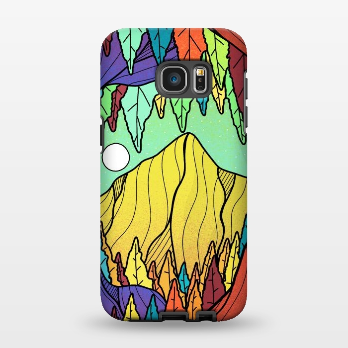 Galaxy S7 EDGE StrongFit The forest cave by Steve Wade (Swade)