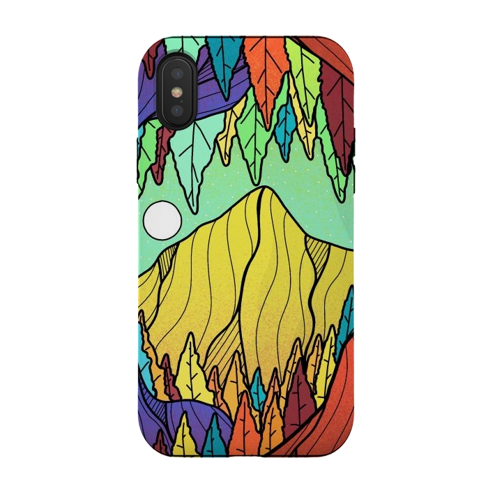 iPhone Xs / X StrongFit The forest cave by Steve Wade (Swade)