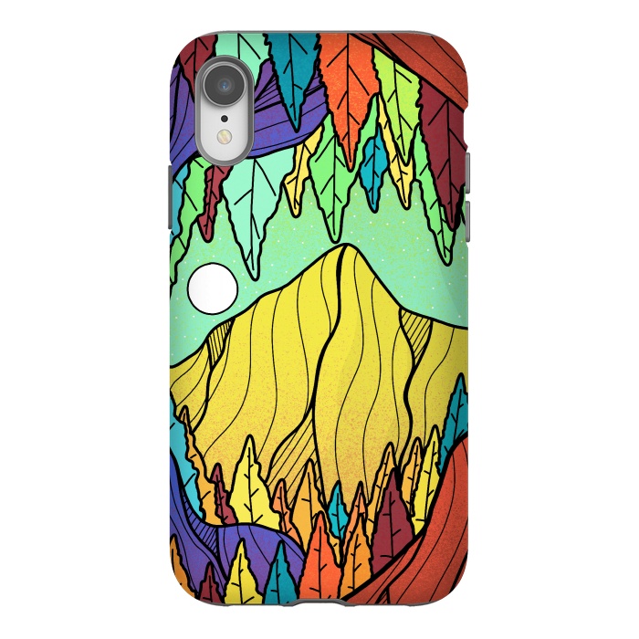 iPhone Xr StrongFit The forest cave by Steve Wade (Swade)