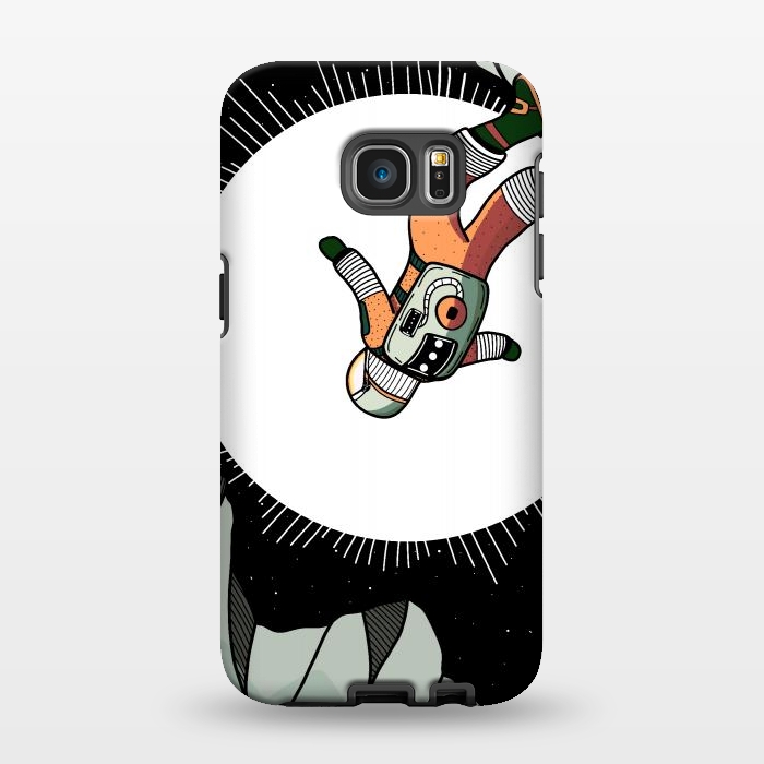 Galaxy S7 EDGE StrongFit The asteroid explorer by Steve Wade (Swade)