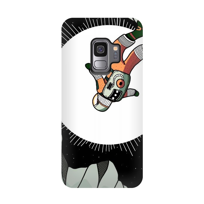 Galaxy S9 StrongFit The asteroid explorer by Steve Wade (Swade)