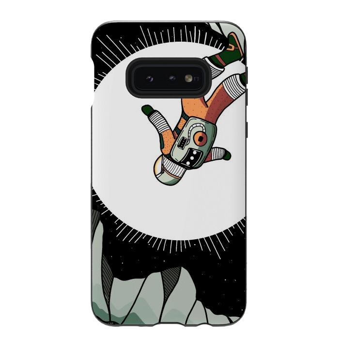 Galaxy S10e StrongFit The asteroid explorer by Steve Wade (Swade)