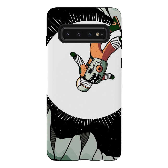 Galaxy S10 StrongFit The asteroid explorer by Steve Wade (Swade)