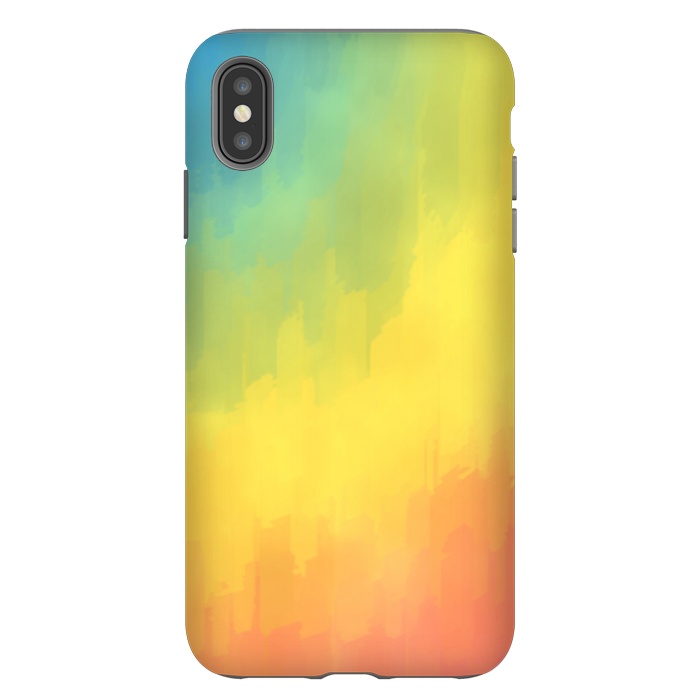 iPhone Xs Max StrongFit Watercolors Mix by Texnotropio