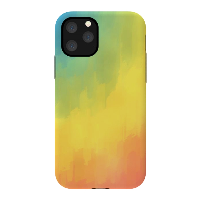 iPhone 11 Pro StrongFit Watercolors Mix by Texnotropio