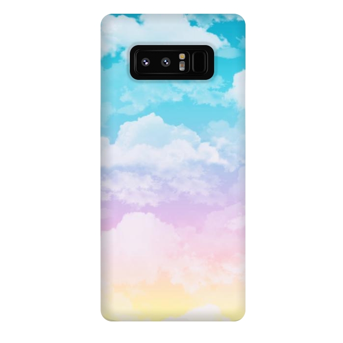 Galaxy Note 8 StrongFit Pastel Clouds by Julie Erin Designs