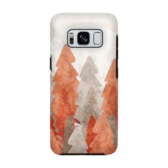 Galaxy S8 StrongFit The robins and the forest by Steve Wade (Swade)