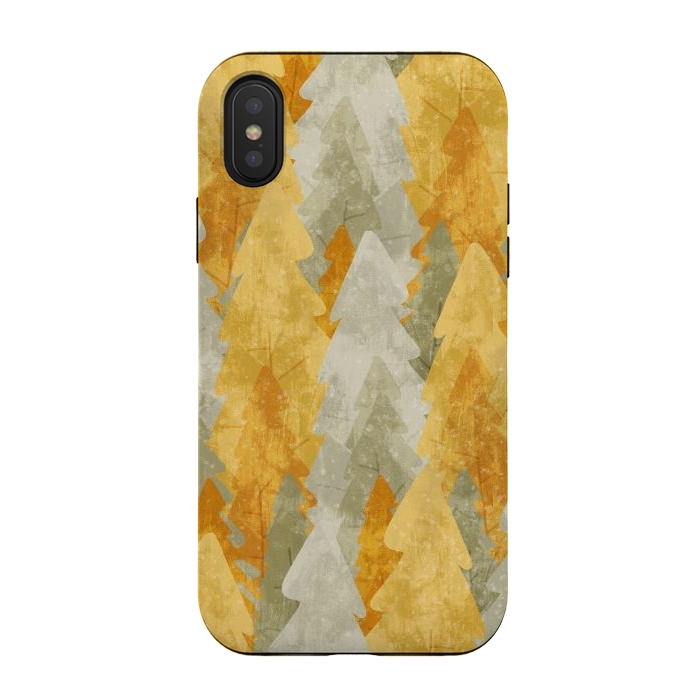iPhone Xs / X StrongFit The golden trees by Steve Wade (Swade)