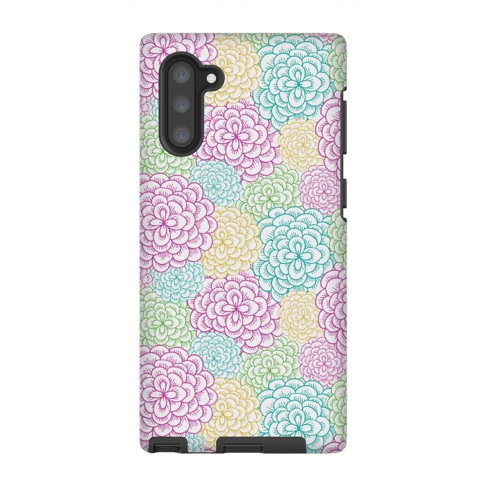 Galaxy Note 10 StrongFit Dahlia by TracyLucy Designs
