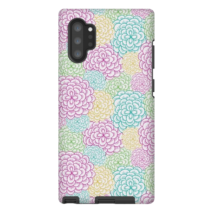 Galaxy Note 10 plus StrongFit Dahlia by TracyLucy Designs