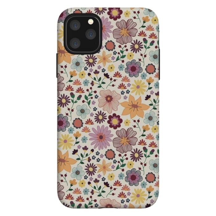 iPhone 11 Pro Max StrongFit Wild Bloom by TracyLucy Designs